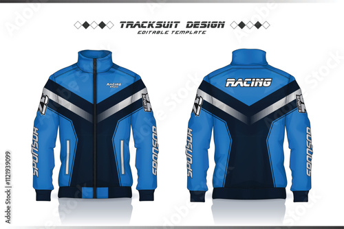 Jacket Design, Tracksuit Design, Windbreaker, racing, basketball, football, motocross jacket template sublimation for sport uniform