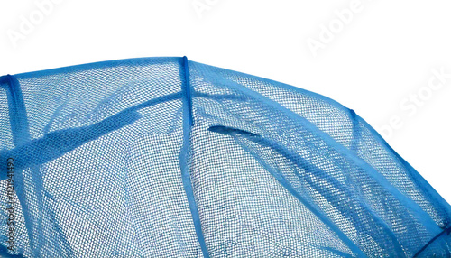  Plastic Mosquito Net Mesh Texture on White Background