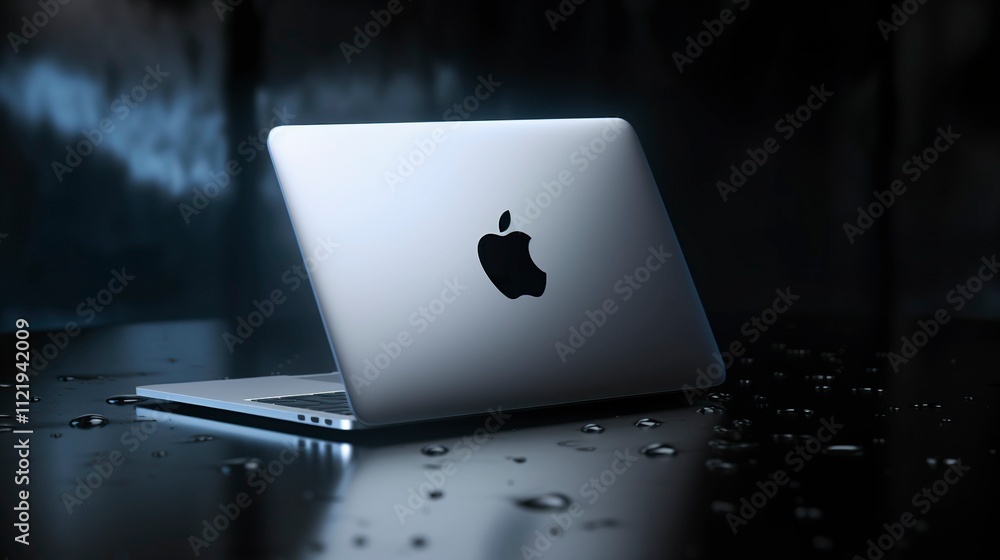 custom made wallpaper toronto digitalA photo of an Apple logo on a laptop