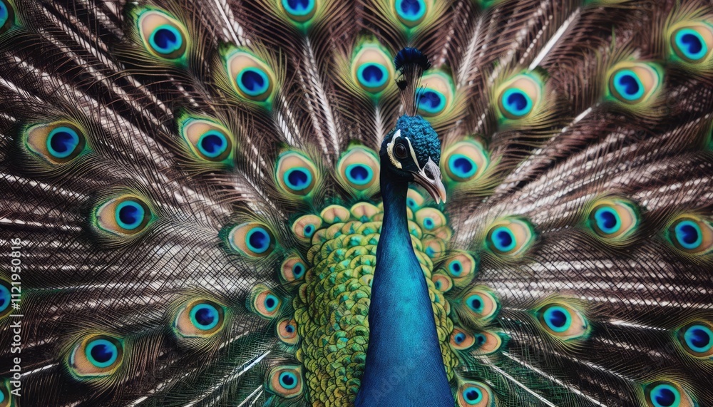 Obraz premium Peacock - Close-up