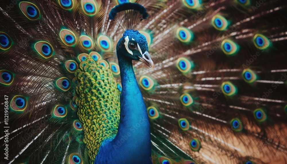 Obraz premium Peacock - Close-up