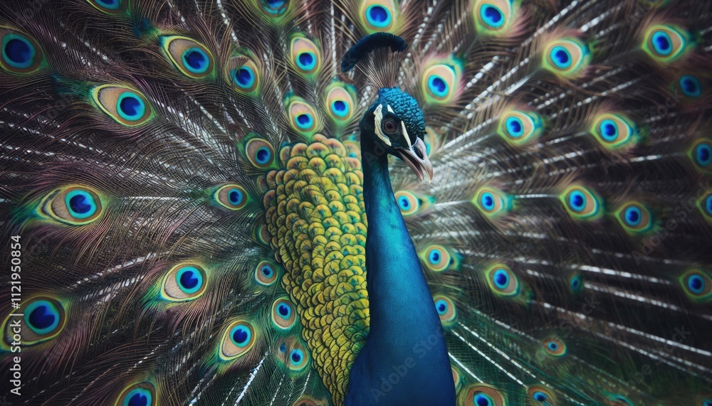 Obraz premium Peacock - Close-up