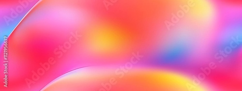 seamless of  colorful blurry gradeint red yellow purple smooth multi colors abstract dreamy plain background frost glass effect banner