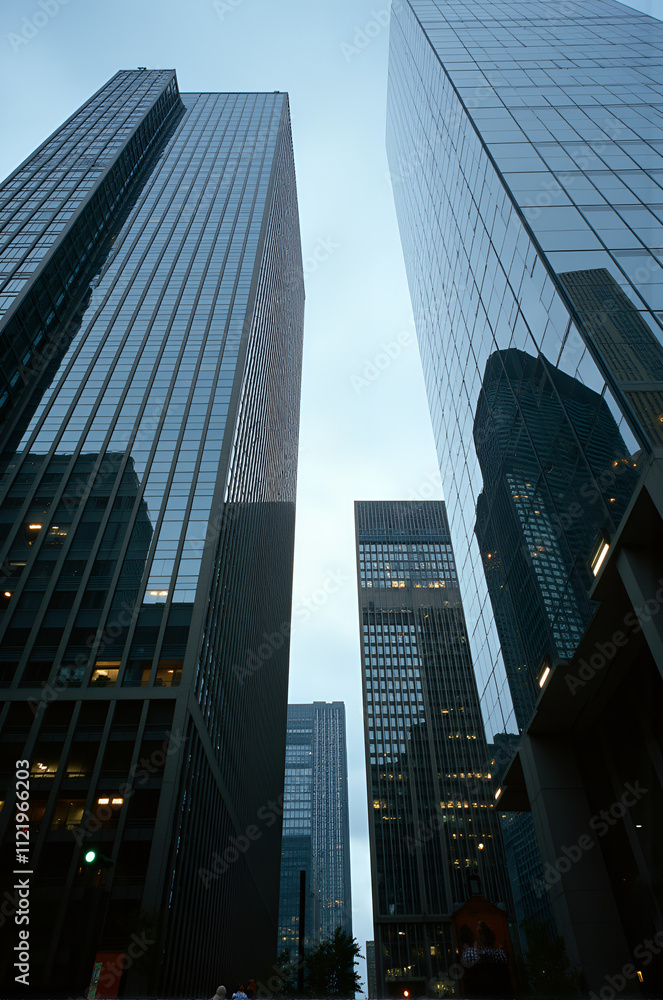 Fototapeta premium Buildings in a city