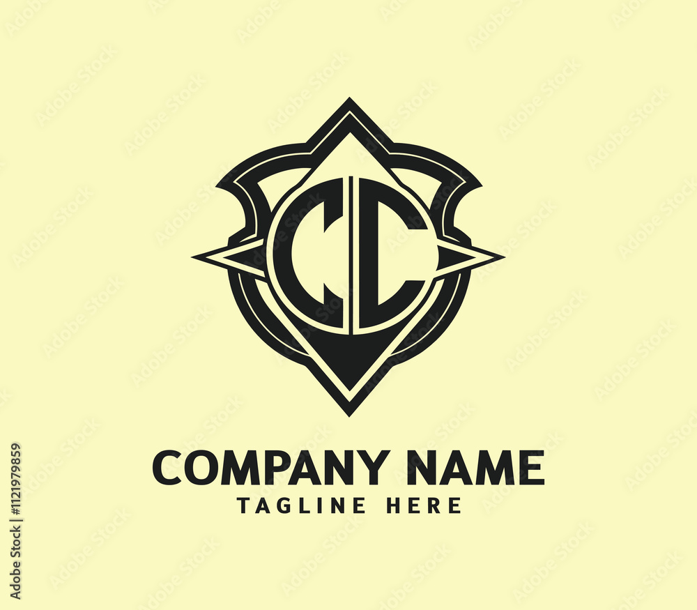CC Modern Monogram Logo Design with Elegant, Minimalist Style and Bold, Sophisticated Typography CC Modern Monogram Logo Design with Elegant, Minimalist Style and Bold, Sophisticated Typography