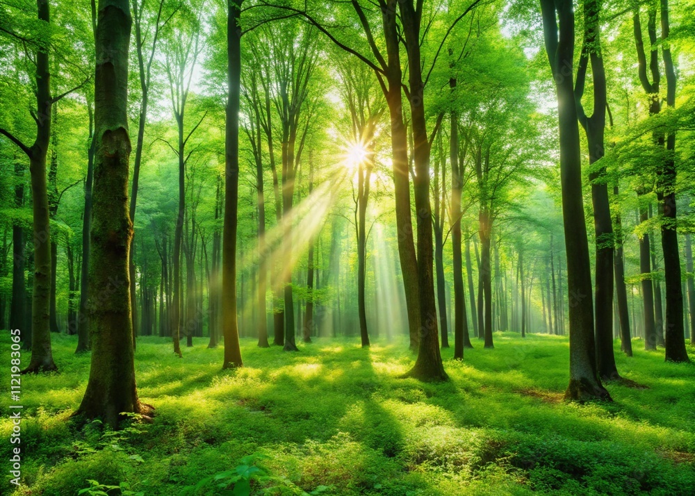 Obraz premium Fog in nature