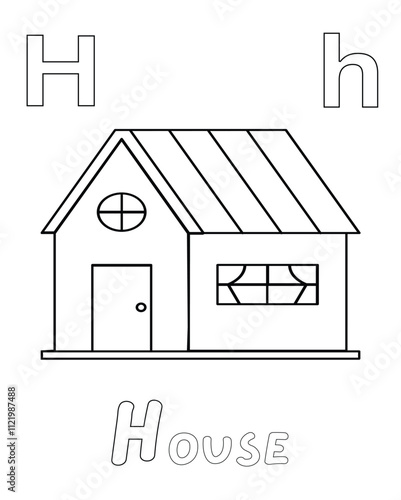 Alphabet Trace Letter A to Z preschool worksheet with the Letter  Vector art