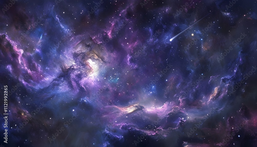 Vast Starry Sky with Distant Galaxies Vast Starry Sky with Distant Galaxies