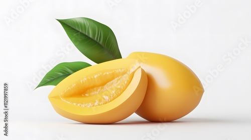3D Lucuma icon on a white background