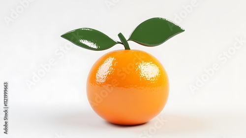 3D Naranjilla icon on a white background