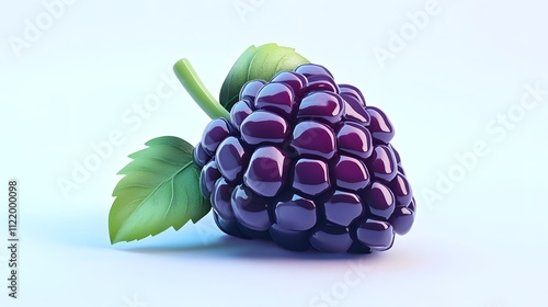 3D Mulberry icon on a white background