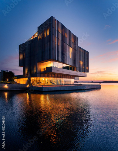 Wallpaper Mural Waterfront Brutalist Library Architecture Design Torontodigital.ca