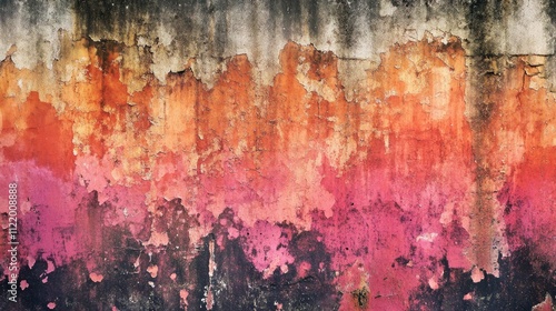 Grunge texture with layers of distressed paint