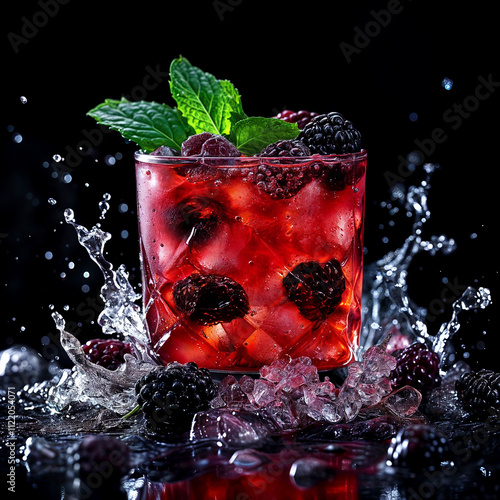 Blackberry Bourbon Smash