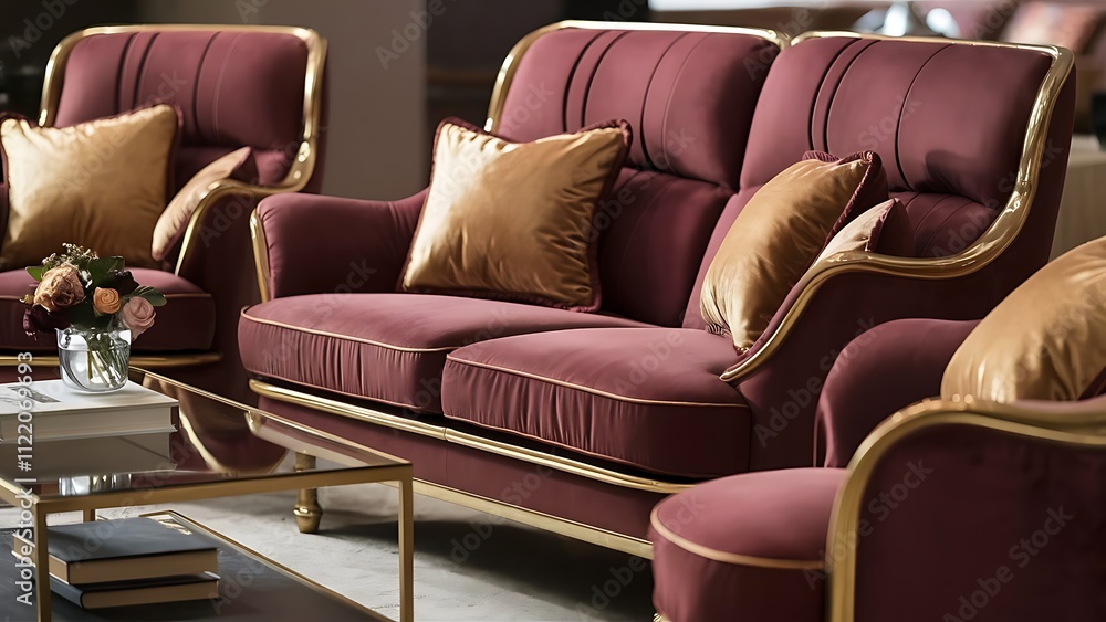 Obraz premium Sofa set with table