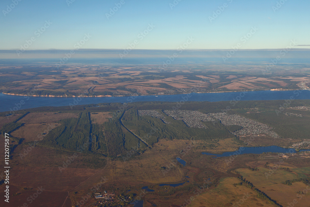 Volga River on site