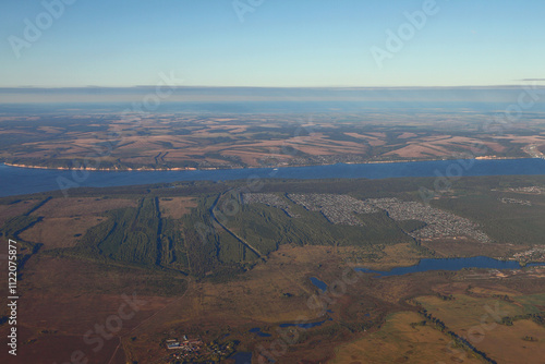 Obraz na płótnie Volga River on site