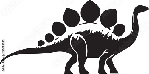  Dinosaur silhouette vector EPS