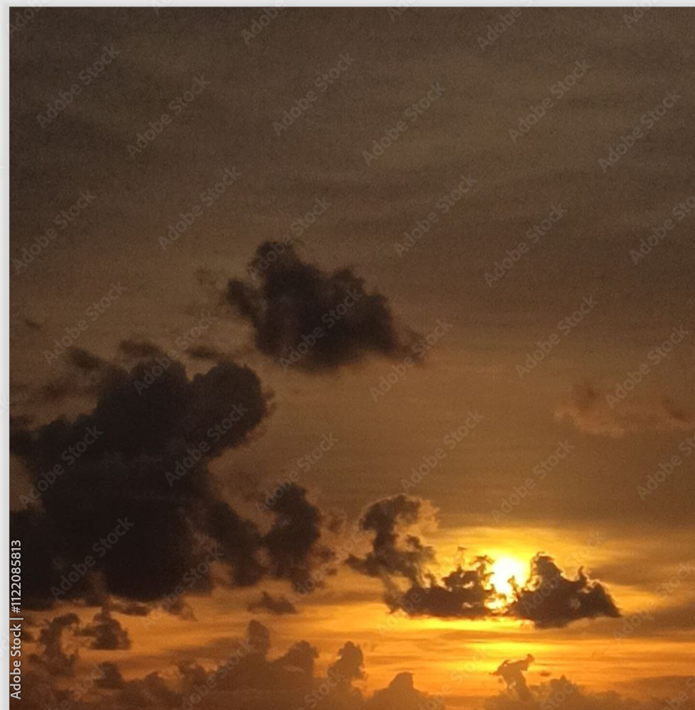 Fototapeta premium sunset in the desert