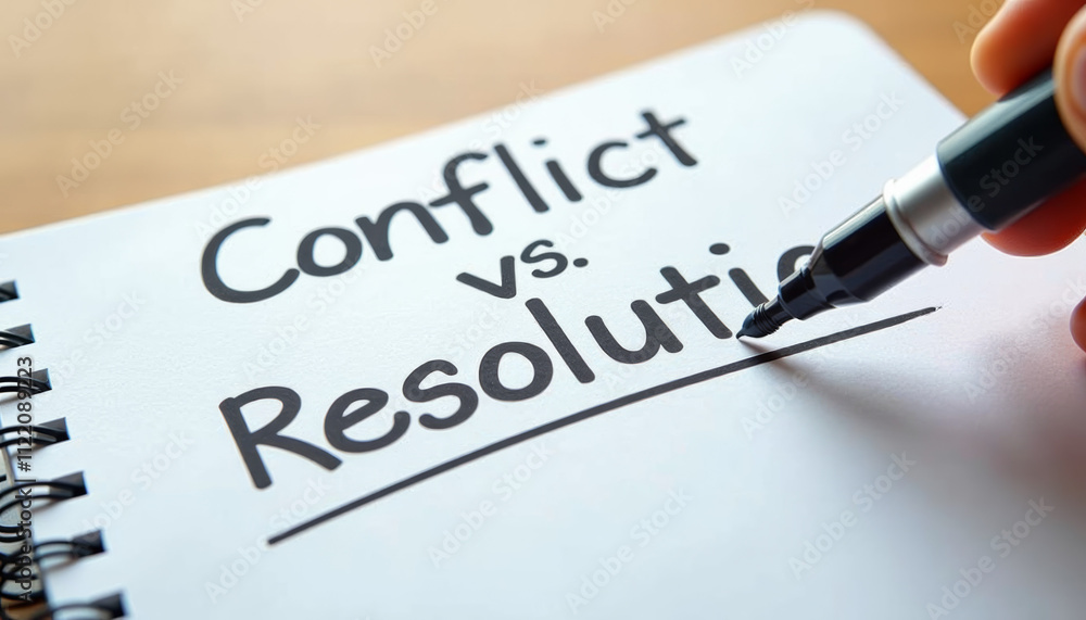 Obraz premium Conflict Resolution Strategies