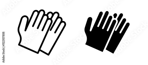 Glove icons for web ui designs