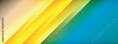 Dynamic shadow lines with gradient colors geometric background