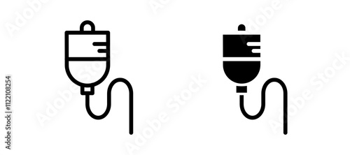 IV bag icons for web ui designs