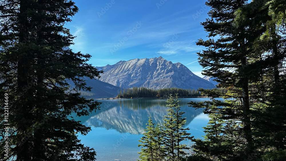 Fototapeta premium lake mountain 