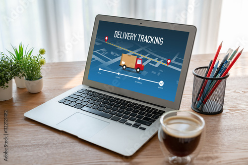 Delivery tracking system for e-commerce and modish online business to timely goods transportation and delivery