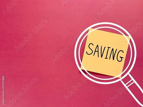 save position and money. how to save your money. savings account in the bank. save the inscription on office paper. paper background. photo