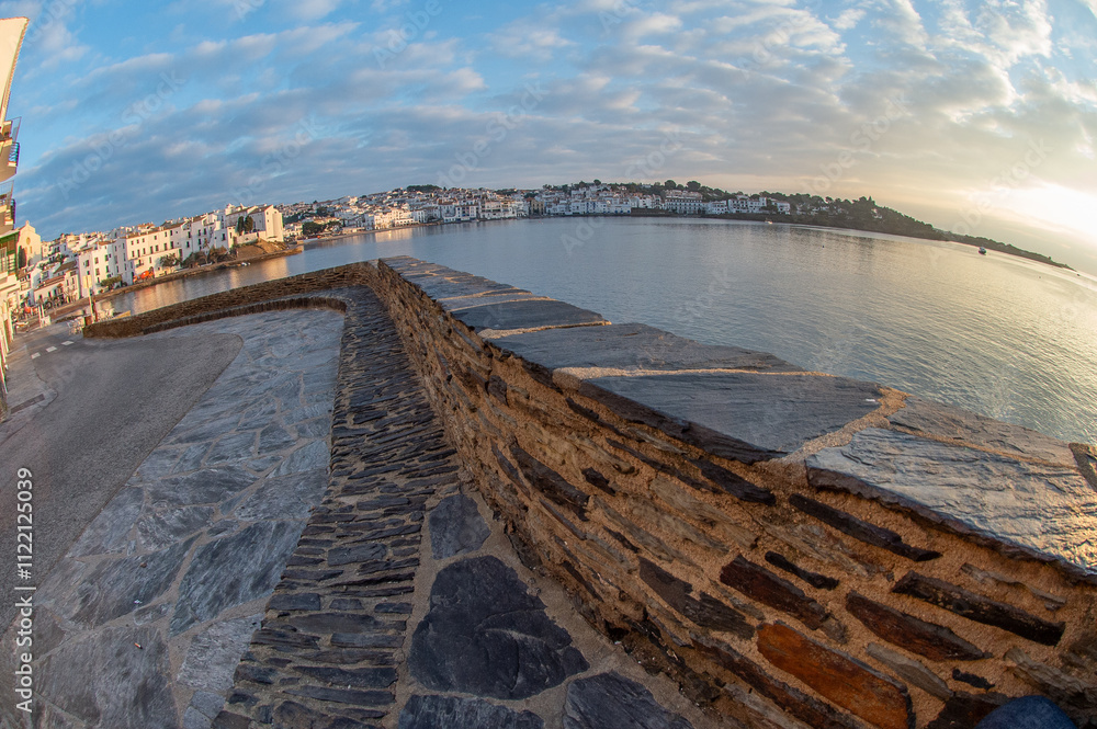 custom made wallpaper toronto digitalpetites rues dans le village de Cadaques en Espagne
