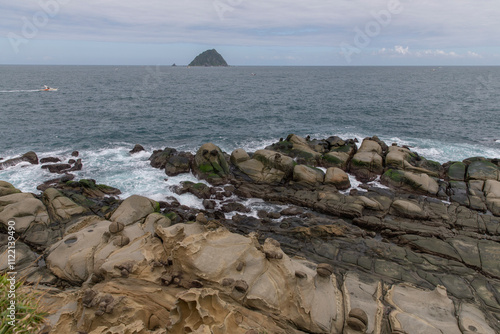 Heping island geology park in Keelung Taiwan photo