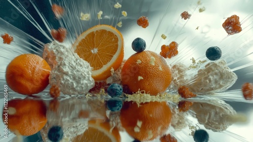 Vibrant Still Life Composition with Assorted Fruits