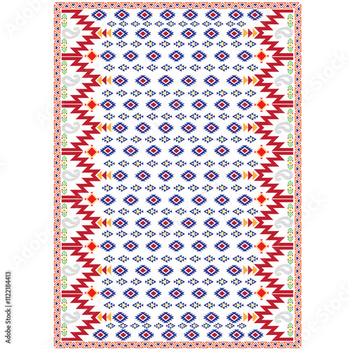 Tuitional Jamdani pattern vector design 