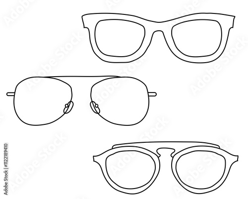 Sunglasses, Goggles & Shades Vector Art photo