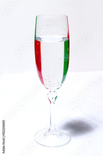 still life of empy glass photo