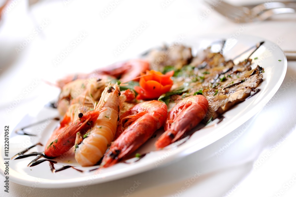 grilled shrimps with lemon and parsley grilled shrimps with lemon and parsley