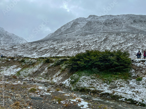 Argentina, Ushuaia - 2023, February:  landscape in Glaciar Martial