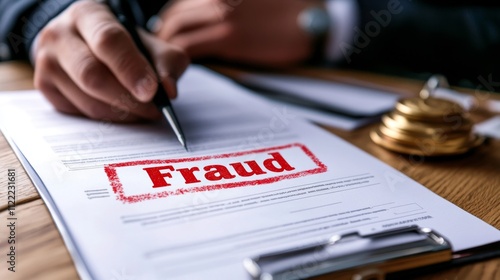 Fraudulent Document Marked for Investigation