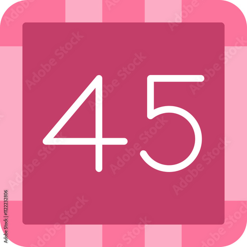 45 - Forty-Five Icon