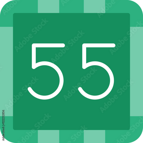 55 - Fifty-Five Icon