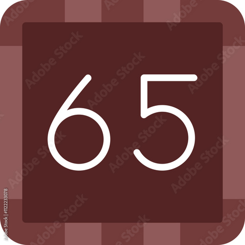 65 - Sixty-Five Icon