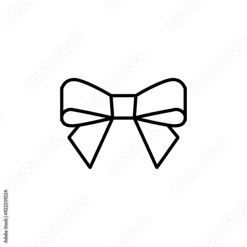 bow icon sign and symbol