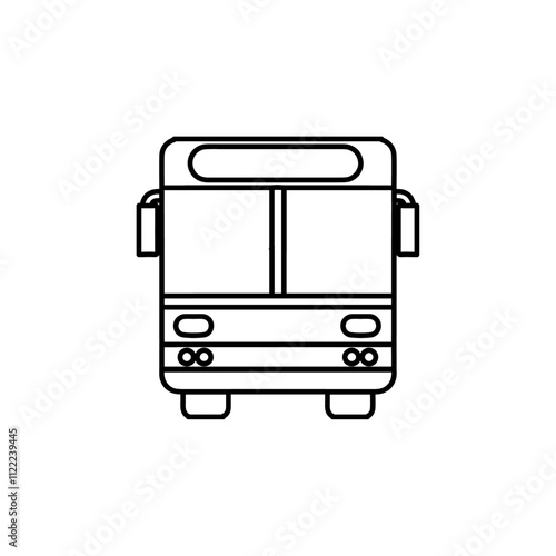bus icon sign and symbol