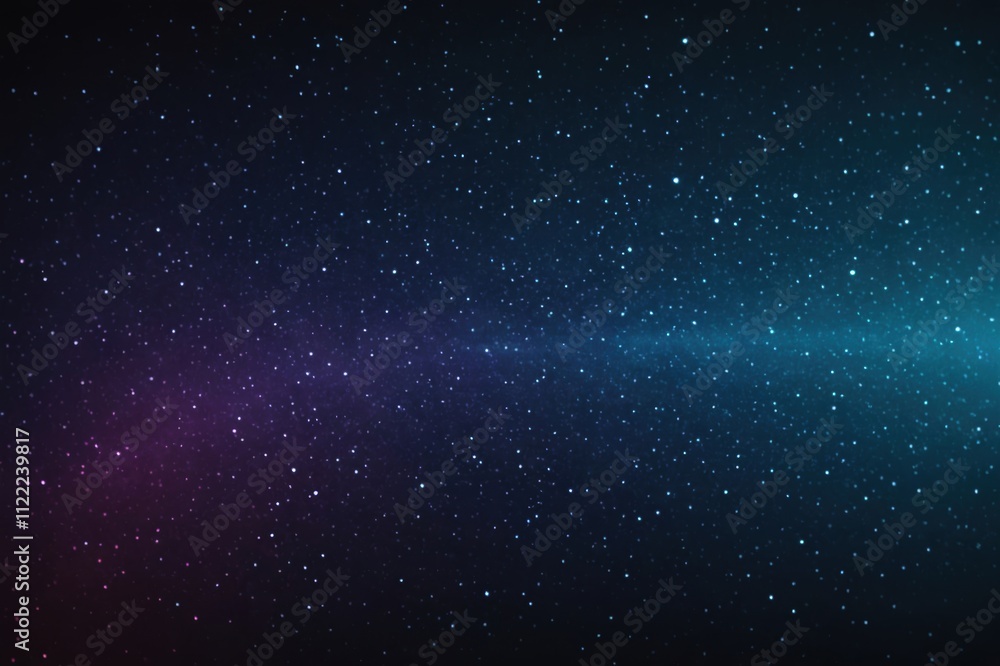 Fototapeta premium blueviolet color gradient grainy background, illuminated spot on black, noise texture effect