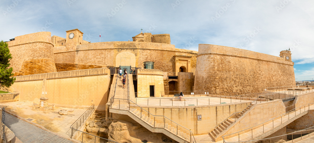 Gozo (Għawdex) Island Victoria massive fortification St. Johns Bastion Citadel (Cittadella) Malta