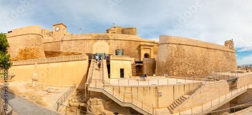 Obraz na płótnie Gozo (Għawdex) Island Victoria massive fortification St. Johns Bastion Citadel (Cittadella) Malta w salonie