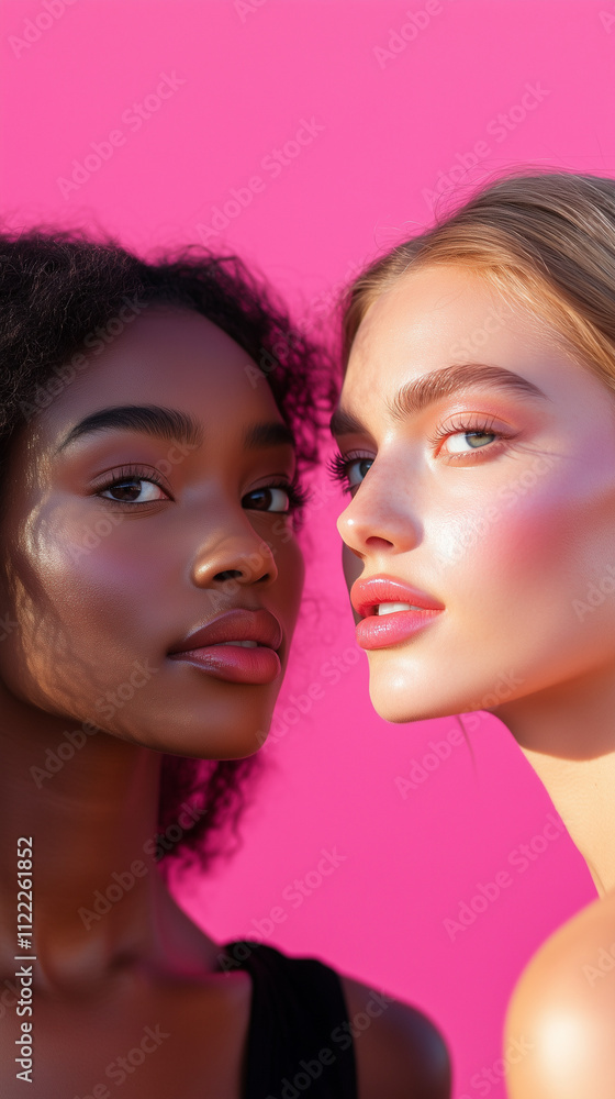 Obraz premium portrait of two girls