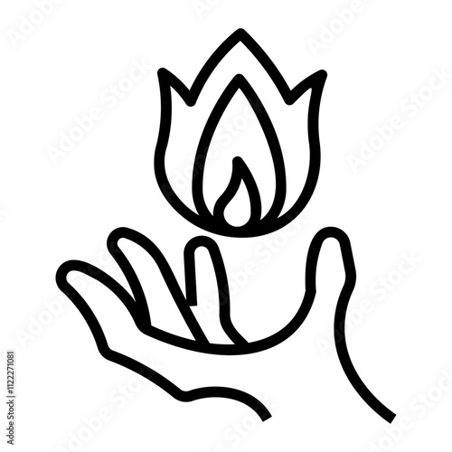 fire Line Icon