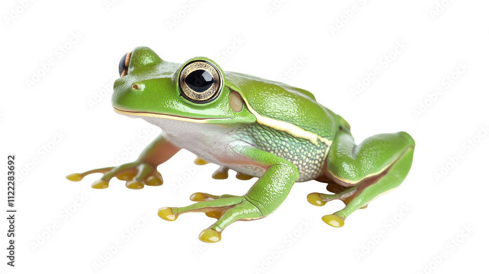 Obraz premium frog on white background